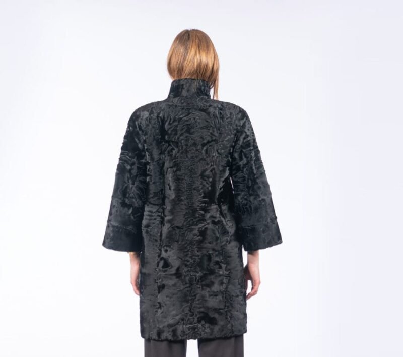 Astrakhan Fur Jacket (7/8 Sleeves) - Image 3