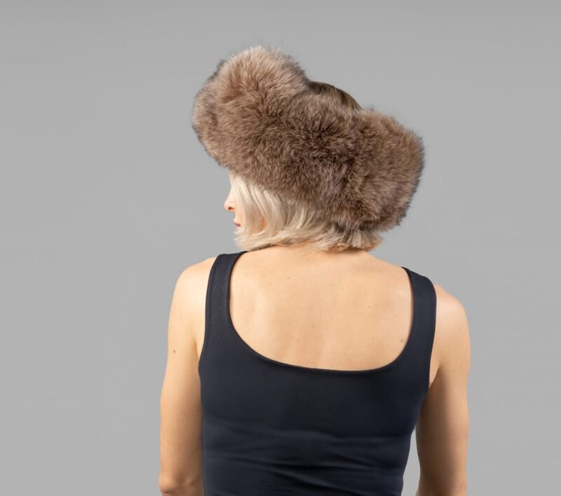 Brown Fox Fur Headband