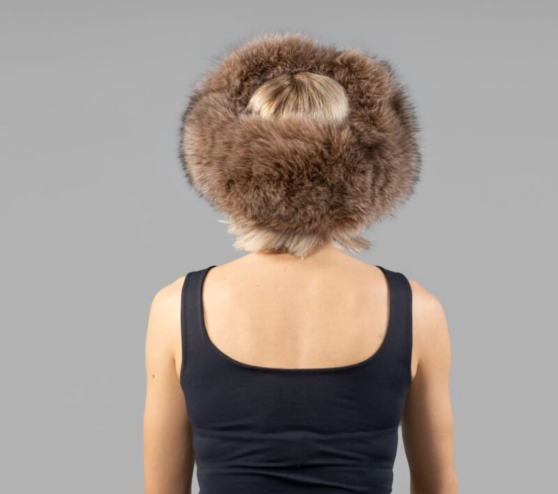 Brown Fox Fur Headband