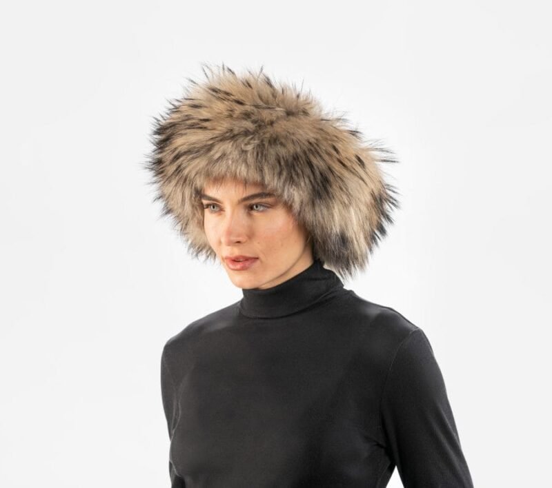 Raccoon Fur Headband - Image 2