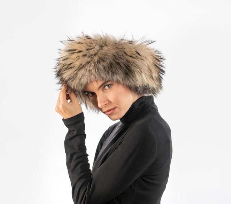 Raccoon Fur Headband - Image 3