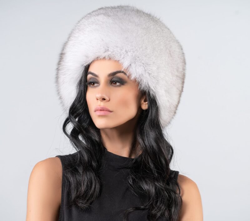 White Fox Fur Hat